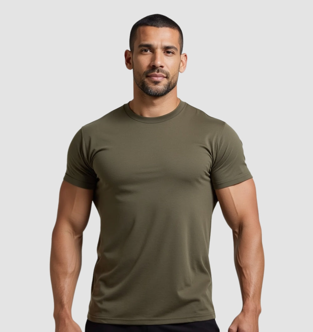 The Camiseta Tech - Caqui