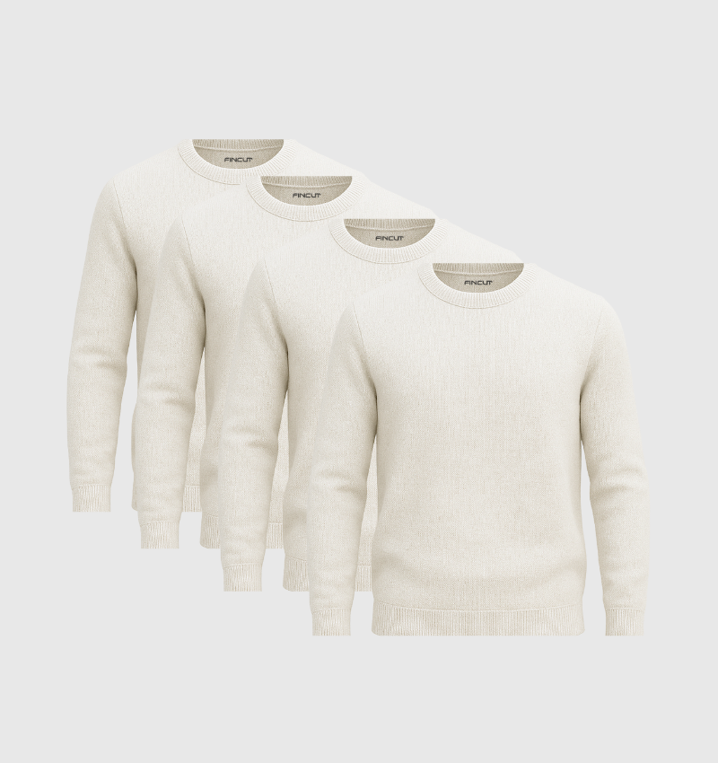 Pack de 4 Jerseys - Beige