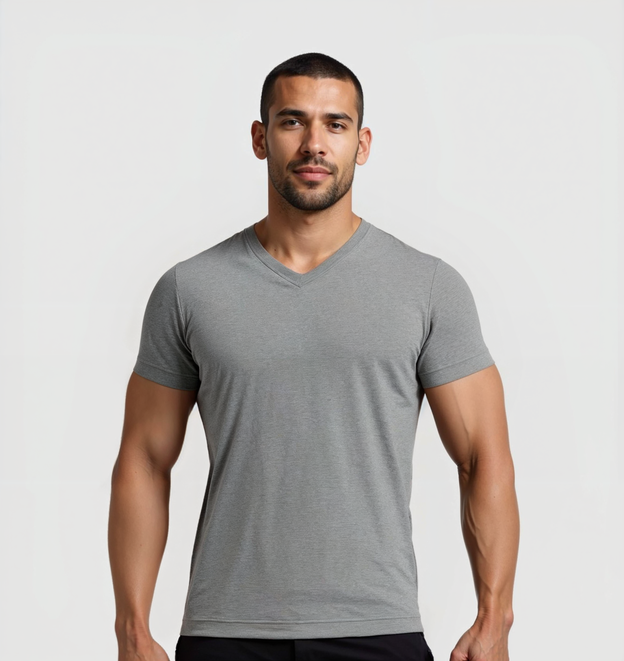 Pack de 6 Cuello en V - Gris