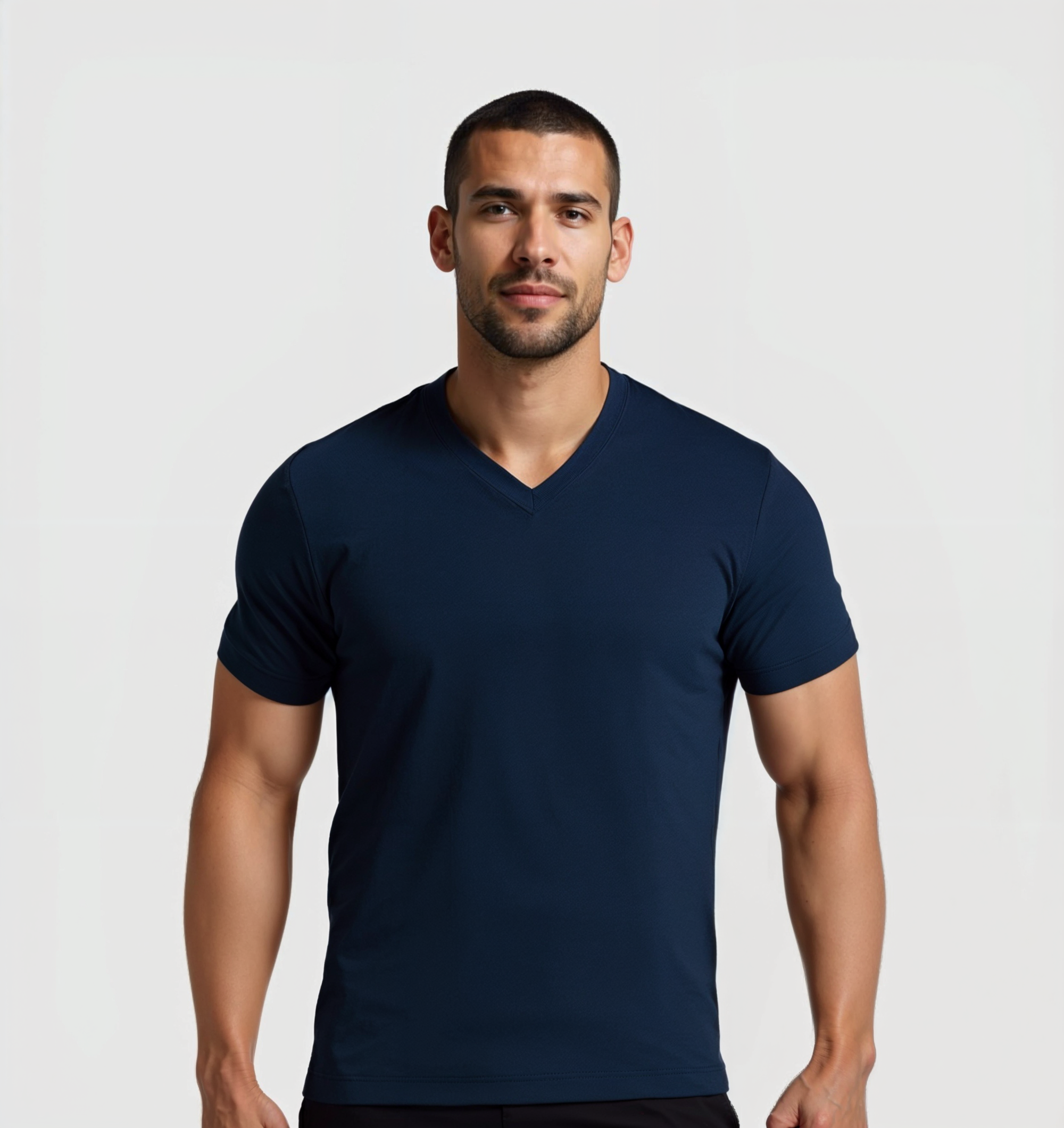 Pack de 6 Cuello en V - Azul marino