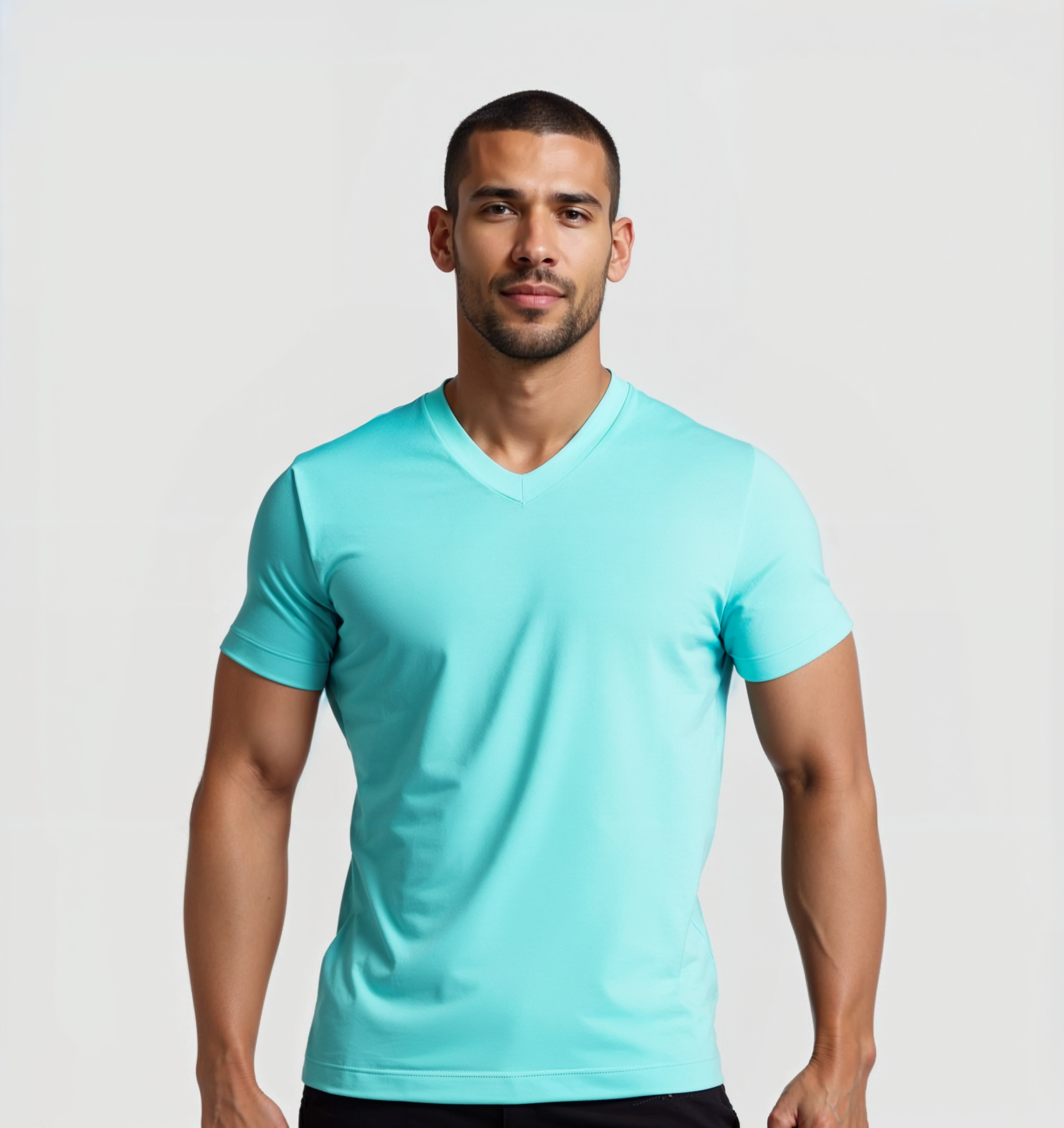 Pack de 2 Cuello en V - Turquesa