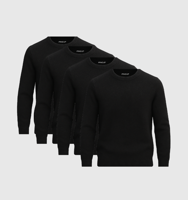 Pack de 4 Sudaderas - Negro