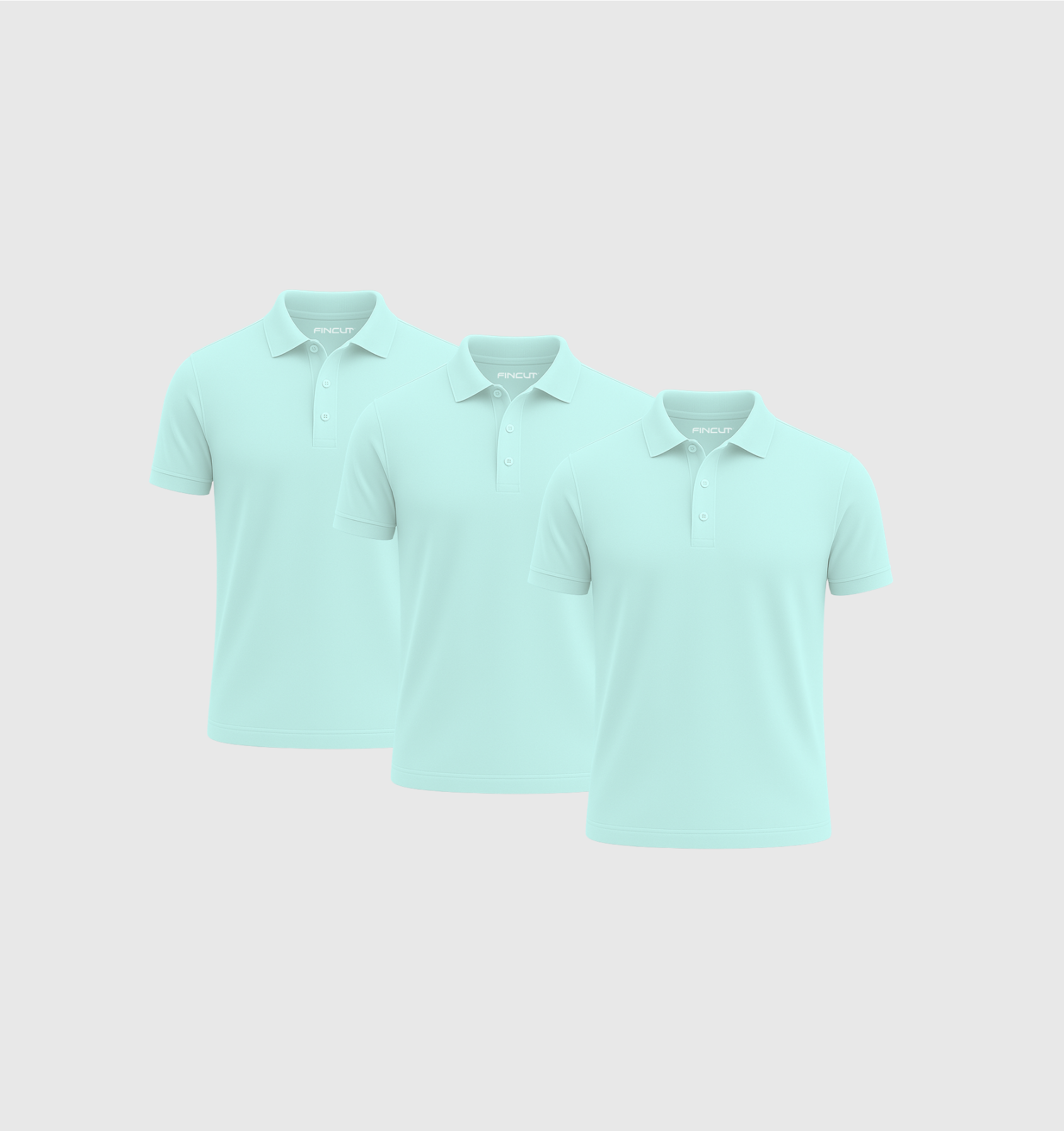 Pack de 3 Polo - Turquesa