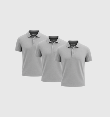 Pack de 3 Polo - Gris