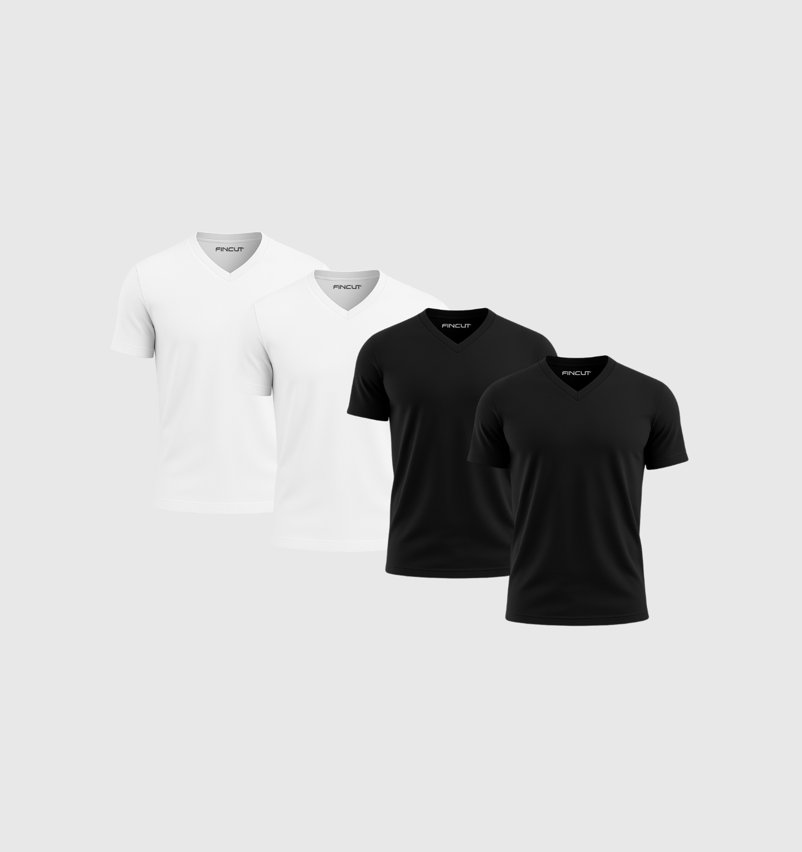 Pack de 4 Cuello en V - Mixto