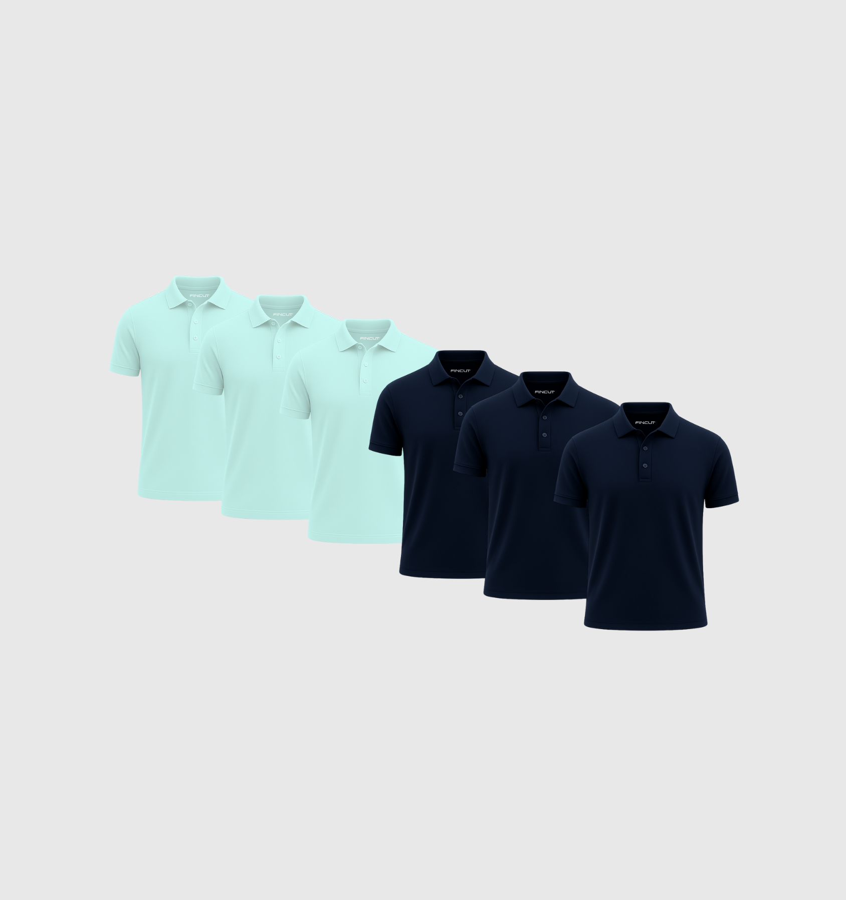 Pack de 6 Polos - Océano