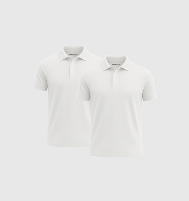 Pack de 2 Polos - Blanco