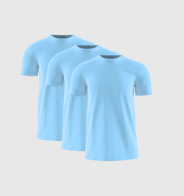 Pack de 3 - Azul cielo