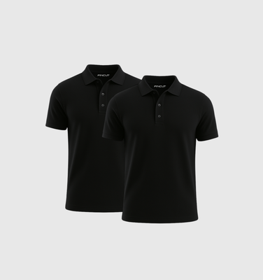 Pack de 2 Polos - Negro