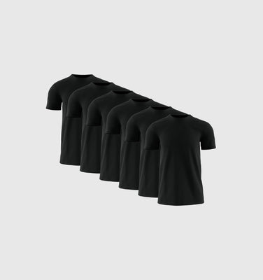 Pack de 6 - Negro