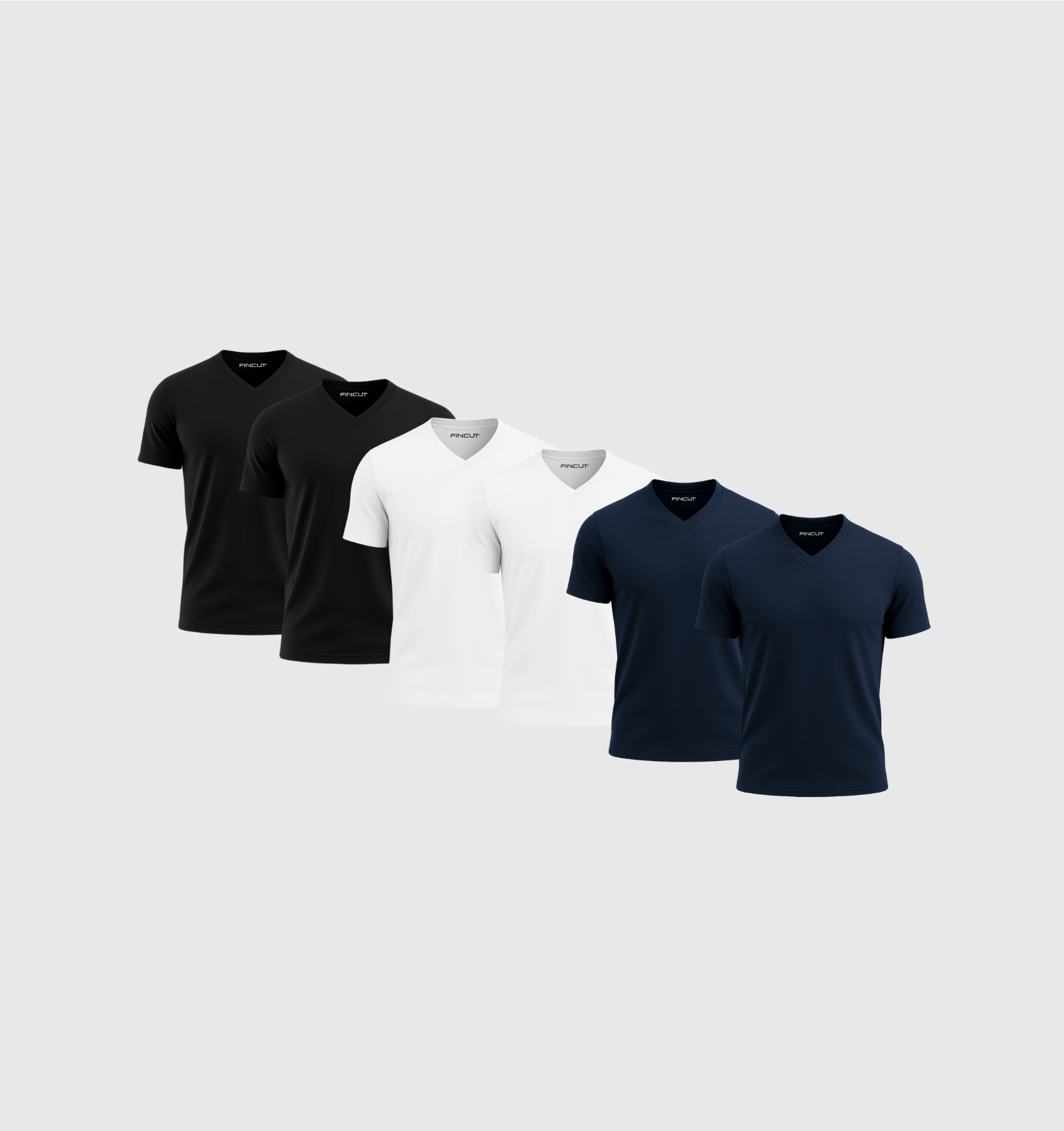 Pack de 6 Cuello en V - Esencial