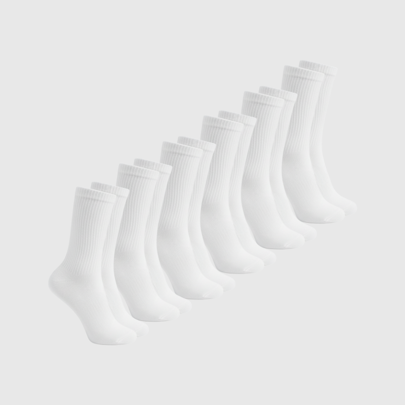 Pack de 6 calcetines - Blancos