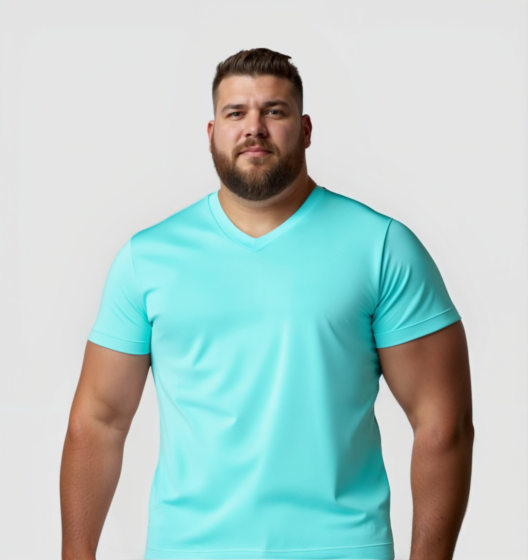 Pack de 6 Cuello en V- Turquesa